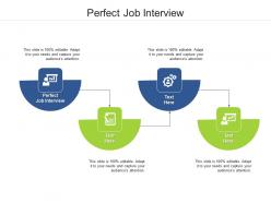 Perfect job interview ppt powerpoint presentation outline graphics example cpb