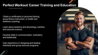 Perfect Workout Careers powerpoint presentation and google slides ICP Colorful Content Ready