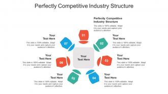 Perfectly competitive industry structure ppt powerpoint presentation model cpb