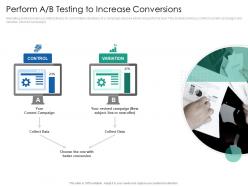 Perform A B Testing To Increase Conversions Introduction Multi Channel Marketing Communications