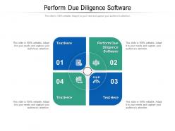 Perform due diligence software ppt powerpoint presentation styles guidelines cpb