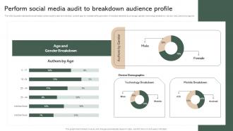 Perform Social Media Audit To Breakdown Audience Profile Effective Micromarketing Guide