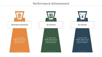 Performance Achievement Ppt Powerpoint Presentation Gallery Deck Cpb