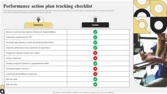 Performance Action Plan Tracking Checklist