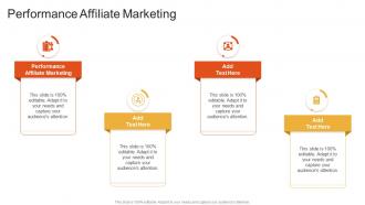Performance Affiliate Marketing In Powerpoint And Google Slides Cpb