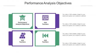 Performance Analysis Objectives Ppt Powerpoint Presentation Gallery Inspiration Cpb