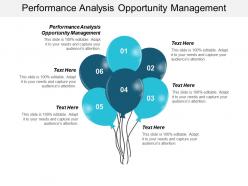 Performance analysis opportunity management ppt powerpoint presentation infographics vector cpb