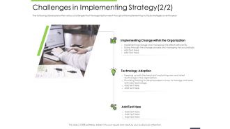 Performance and challenges in implementing strategy managing risk ppts guidliness