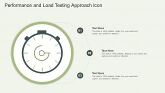 Performance And Load Testing Approach Icon