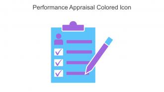 Performance Appraisal Colored Icon In Powerpoint Pptx Png And Editable Eps Format