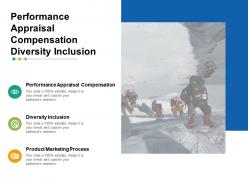 Performance appraisal compensation diversity inclusion product marketing process cpb