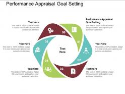Performance appraisal goal setting ppt powerpoint presentation professional icon cpb