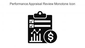 Performance Appraisal Review Monotone Icon In Powerpoint Pptx Png And Editable Eps Format