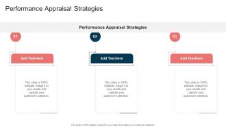 Performance Appraisal Strategies In Powerpoint And Google Slides Cpb