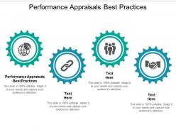Performance appraisals best practices ppt powerpoint presentation layouts demonstration cpb