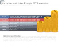 Performance attribution example ppt presentation