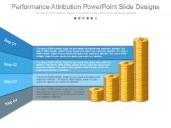 Performance attribution powerpoint slide designs
