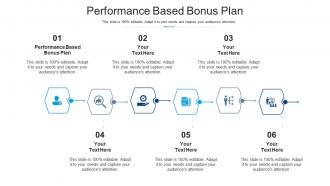 Performance based bonus plan ppt powerpoint presentation gallery files cpb