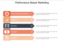 Performance based marketing ppt powerpoint presentation gallery guidelines cpb