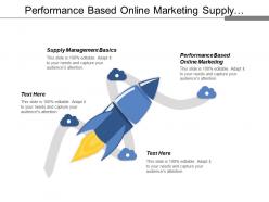 Performance based online marketing supply management basics business strategy cpb