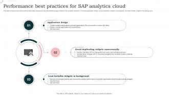 Performance Best Practices For Sap Analytics Cloud