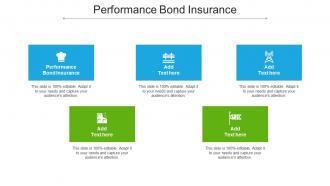 Performance Bond Insurance Ppt Powerpoint Presentation Icon Outline Cpb