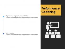 Performance coaching communication planning ppt powerpoint presentation styles slide