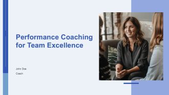 Performance Coaching For Team Excellence PPT Example AT