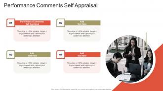 Performance Comments Self Appraisal In Powerpoint And Google Slides Cpb