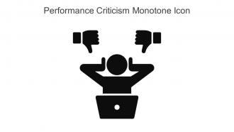 Performance Criticism Monotone Icon In Powerpoint Pptx Png And Editable Eps Format