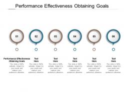 Performance effectiveness obtaining goals ppt powerpoint presentation icon slide download cpb