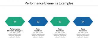 Performance elements examples ppt powerpoint presentation icon slideshow cpb