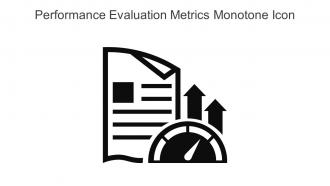 Performance Evaluation Metrics Monotone Icon In Powerpoint Pptx Png And Editable Eps Format