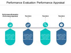 Performance evaluation performance appraisal ppt powerpoint presentation ideas cpb