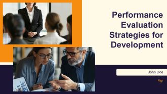 Performance Evaluation Strategies For Development PPT Summary AT