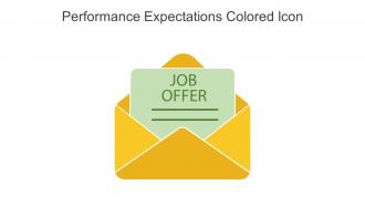 Performance Expectations Colored Icon In Powerpoint Pptx Png And Editable Eps Format