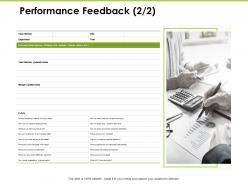 Performance Feedback Department Ppt Powerpoint Presentation Example File