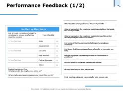 Performance feedback employee working ppt powerpoint presentation file examples