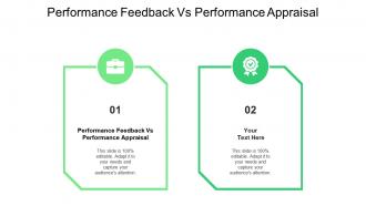 Performance feedback vs performance appraisal ppt powerpoint presentation portfolio cpb