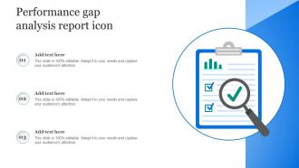 Performance Gap Analysis Report Icon