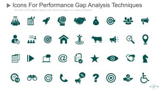 Performance Gap Analysis Techniques Powerpoint Presentation Slides