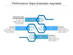 Performance gaps examples appraisal ppt powerpoint presentation ideas outline cpb
