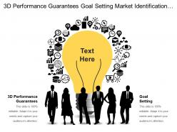 Performance guarantees goal setting market identification industry trends