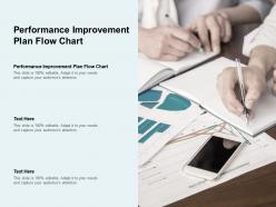 Performance improvement plan flow chart ppt powerpoint presentation icon display cpb