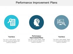 Performance improvement plans ppt powerpoint presentation styles topics cpb