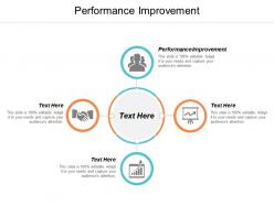 Performance improvement ppt powerpoint presentation slides templates cpb
