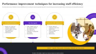 Performance Improvement Techniques For Increasing Staff Efficiency