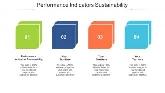 Performance indicators sustainability ppt powerpoint presentation influencers cpb