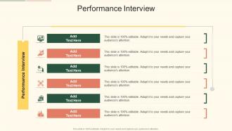 Performance Interview In Powerpoint And Google Slides Cpb