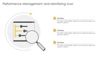 Performance Management And Monitoring Icon